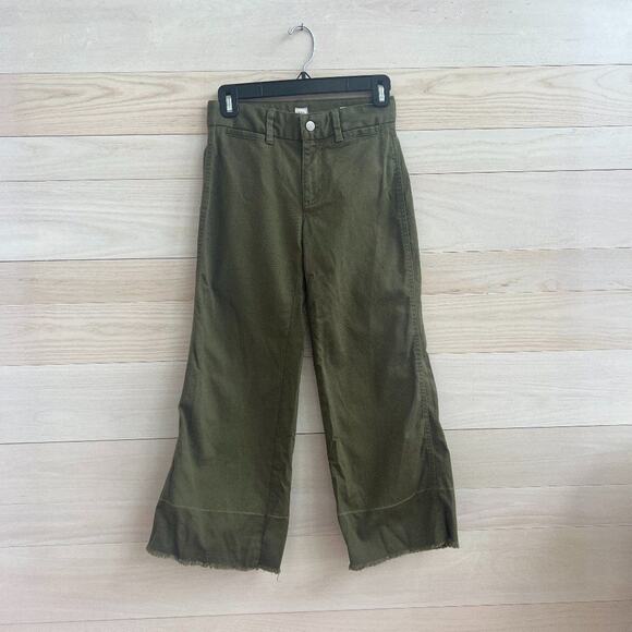 GAP High-Waisted Army Green Pants - Picture 1 of 7